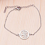 Bracelet Tree of Life stainless steel 21.5 cm