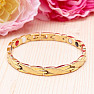 Luxury Roma bracelet stainless steel gilded 20 cm