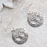 Earrings Tree of Life Yggdrasil silver Ag 925