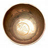 Tibetan bronze singing bowl OM symbol