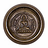 Tibetan bronze Buddha Shakyamuni singing bowl 11 cm