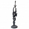 Statuette with a knife for letters Black Dragon