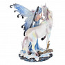 Comforter figurine - a fairy and a unicorn