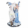 Comforter figurine - a fairy and a unicorn