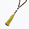 Japa Mala Tiger Eye Bead Chakra Necklace