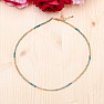 Apatite necklace extra cut beads 3 mm