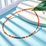 Carnelian bead necklace