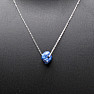 Lapis lazuli with stainless steel chain