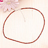 Garnet cut necklace