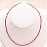 Garnet cut necklace