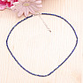 Lapis lazuli cut necklace 3.3 mm