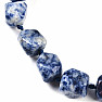 Quartz with sodalite necklace made of large nuggets