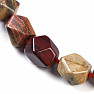 Red Jasper Rainbow Necklace Made of Large Nugget