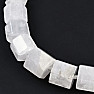 Crystal necklace made of cut beads