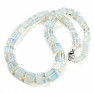 Opalite cut bead necklace