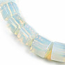 Opalite cut bead necklace