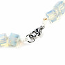 Opalite cut bead necklace