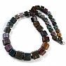 Agate Indian necklace made of cut beads