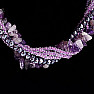 Amethyst exclusive necklace with sparkling beads