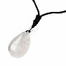 Crystal Drop pendant on a string