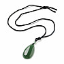 Aventurine green Drop pendant on a string