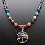 Hematite Chakra Necklace with Tree of Life