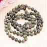 Jade green satin necklace