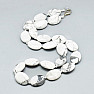 Magnesite (Howlite white) oval necklace