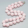 Rose quartz bead necklace 10 mm