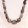 Labradorite necklace made of large boulders