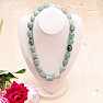 Aventurine necklace made of large boulders