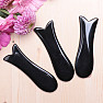 Fish shaped obsidian face gua sha