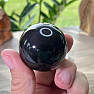 Obsidian black celestial eye sphere Mexico 2