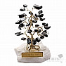 Happiness obsidian snowflake tree