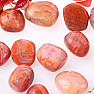 Fire agate tumbled