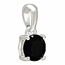 Onyx pendant cut silver Ag 925 PBC206-BOF