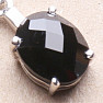 Silver pendant with cut onyx Ag 925 06086 ONY