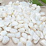 White drummed opal