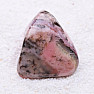 Pink tumbled opal