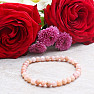 Opal pink bracelet extra AA quality cut beads