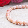 Opal pink bracelet extra AA quality cut beads