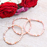 Opal pink bracelet extra AA quality cut beads