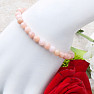 Opal pink bracelet extra AA quality cut beads