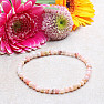 Morganite - beryl pink emerald beaded bracelet