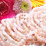 Morganite - beryl pink emerald beaded bracelet