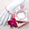 Opal pink Rose Queen with crown bracelet RB Design 49