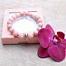 Opal pink Rose Queen with crown bracelet RB Design 49