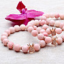 Opal pink Rose Queen with crown bracelet RB Design 49