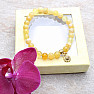 Opal yellow bracelet with sunflower RB Design 50