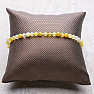 Opal yellow beaded bracelet